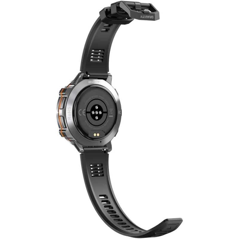 Smartwatch Gravity Grafitowy Pasek + Bransoleta GT42-3