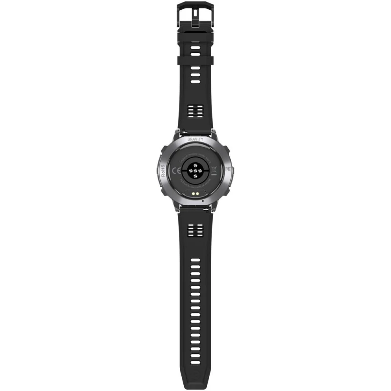 Smartwatch Gravity Grafitowy Pasek + Bransoleta GT42-3