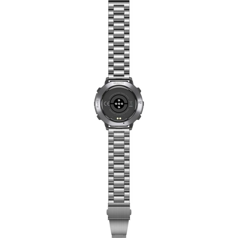 Smartwatch Gravity Grafitowy Pasek + Bransoleta GT42-3