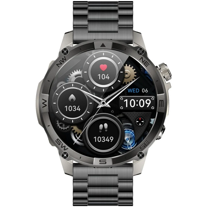 Smartwatch Gravity Grafitowy Pasek + Bransoleta GT46-3