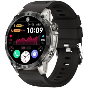 Smartwatch Gravity Grafitowy Pasek + Bransoleta GT46-3