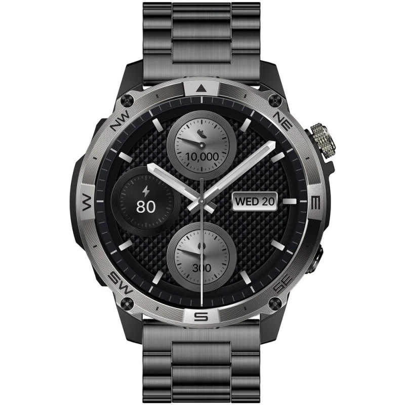 Smartwatch Gravity Czarny Pasek + Bransoleta GT46-2