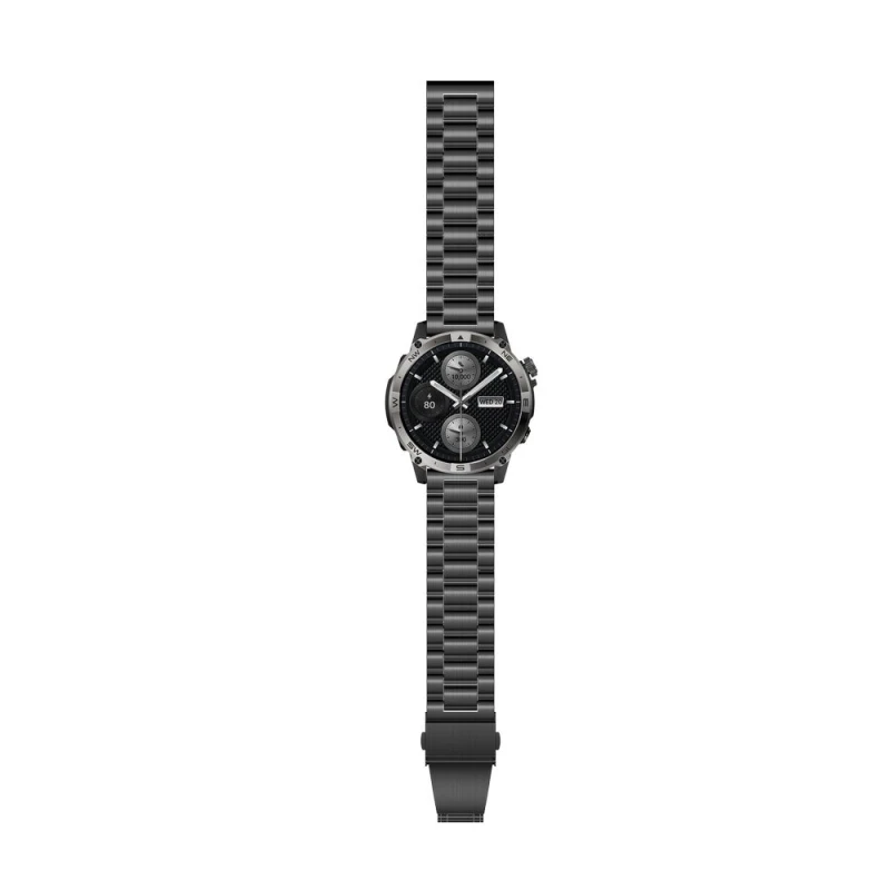 Smartwatch Gravity Czarny Pasek + Bransoleta GT46-1