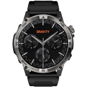 Smartwatch Gravity Czarny Pasek + Bransoleta GT46-1