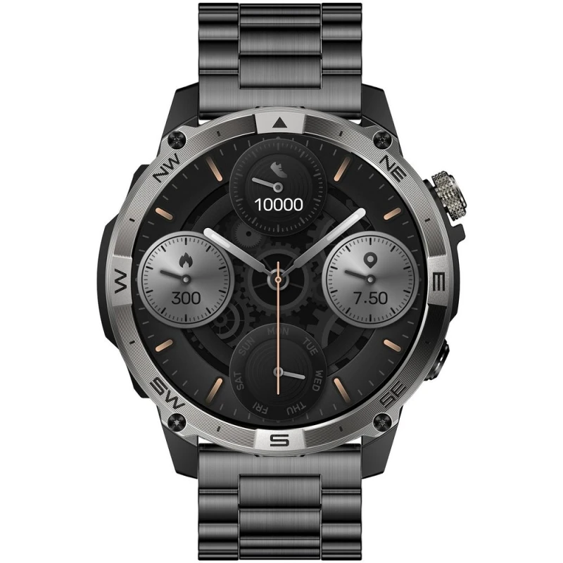 Smartwatch Gravity Czarny Pasek + Bransoleta GT46-1