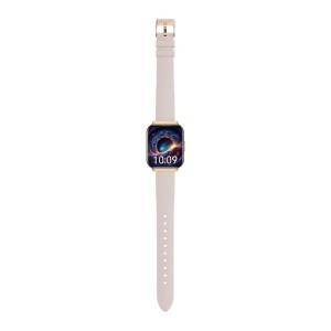 Smartwatch Gravity Różowe Złoto Pasek + Bransoleta GT44-2