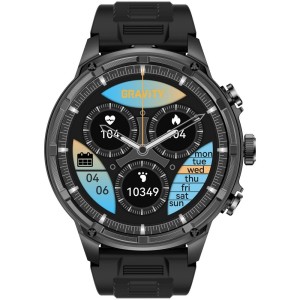 Smartwatch Gravity Czarny Pasek + Bransoleta GT41-1