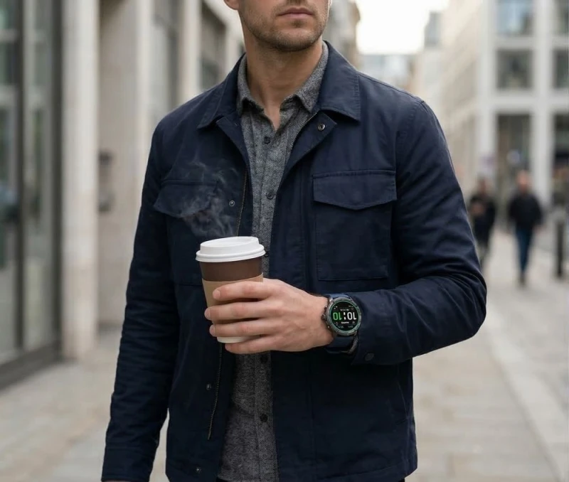 Smartwatch Gravity Czarny Pasek + Bransoleta GT41-2