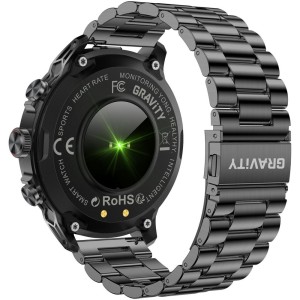 Smartwatch Gravity Czarny Pasek + Bransoleta GT41-2