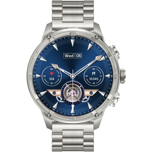 Smartwatch Gravity Srebrny Pasek + Bransoleta GT41-3
