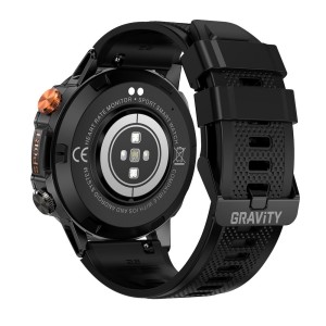 Smartwatch Gravity Czarny 2 Paski GT20-8