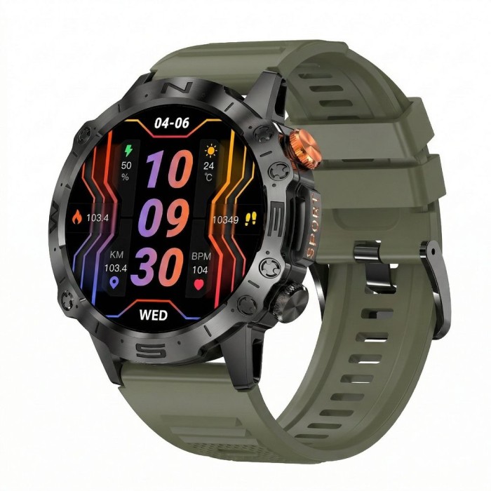 Smartwatch Gravity Czarny 2 Paski GT20-7