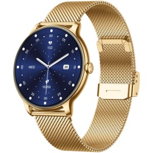 Smartwatch Gravity Złoty Pasek + Bransoleta GT31-2