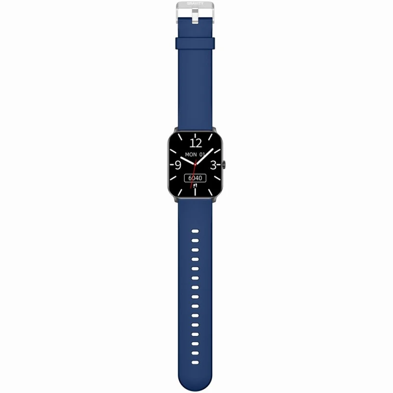 Smartwatch Gravity Czarny Niebieski GT36-6