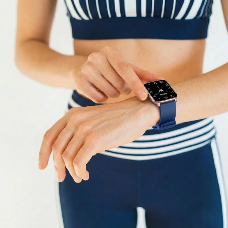 Smartwatch Gravity Różowe Złoto Niebieski GT36-4