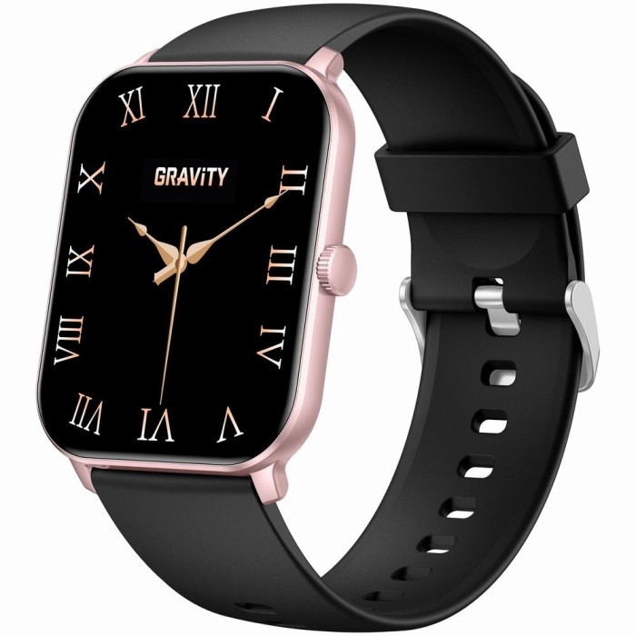 Smartwatch Gravity Różowe Złoto Czarny GT36-3