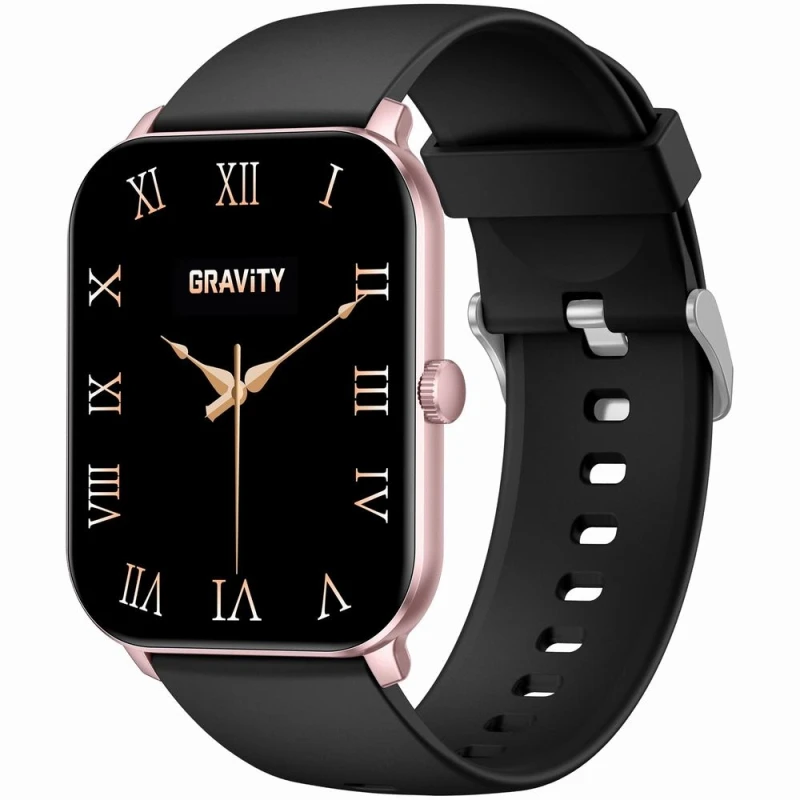 Smartwatch Gravity Różowe Złoto Czarny GT36-3