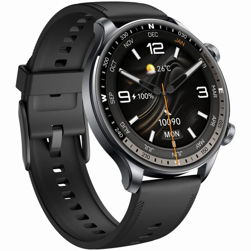 Smartwatch Gravity Czarny 2 Paski GT35-1
