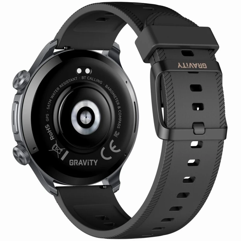 Smartwatch Gravity Czarny Pasek + Bransoleta GT35-2
