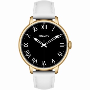 Smartwatch Gravity Złoty Bransoleta + Pasek GT33-2