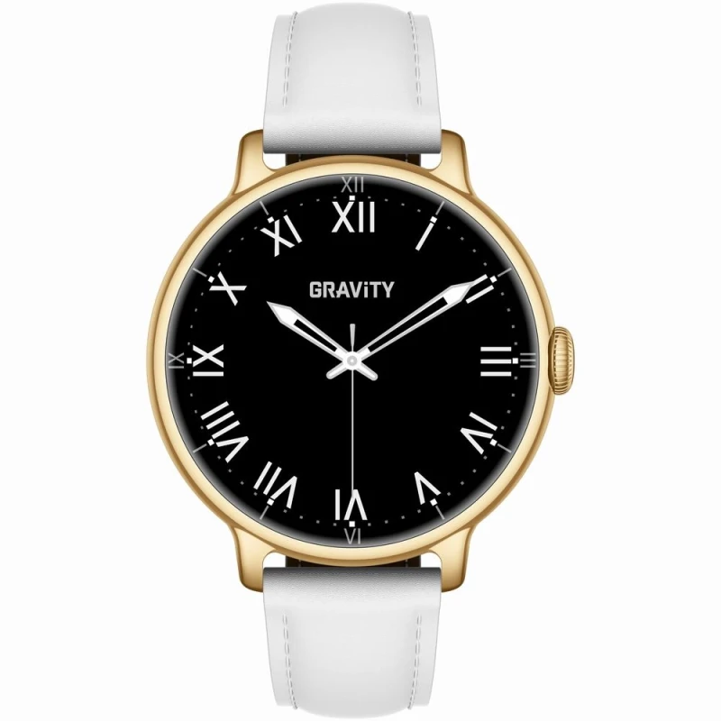 Smartwatch Gravity Złoty Bransoleta + Pasek GT33-2