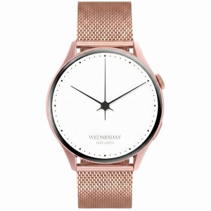 Smartwatch Gravity Różowe Złoto Pasek + Bransoleta GT11-7