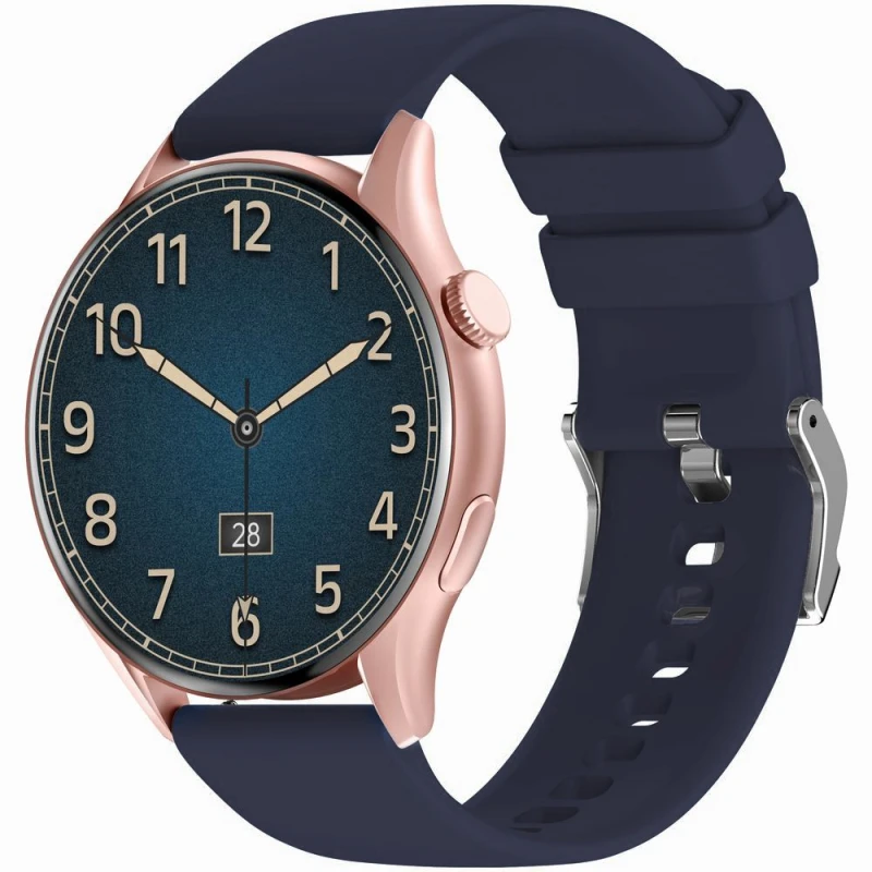 Smartwatch Gravity Różowe Złoto Pasek + Bransoleta GT11-6