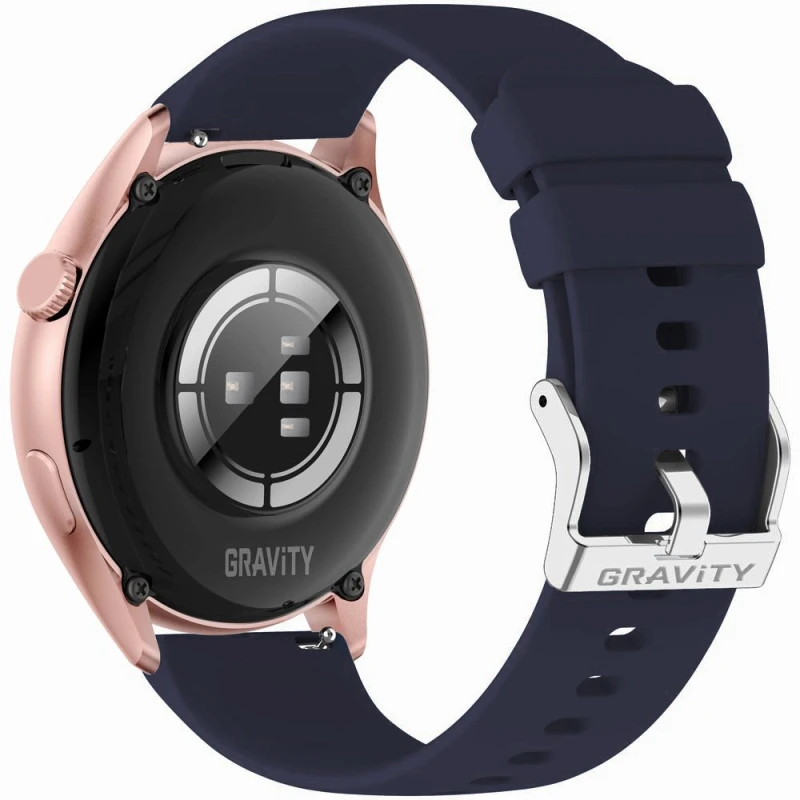 Smartwatch Gravity Różowe Złoto Pasek + Bransoleta GT11-6