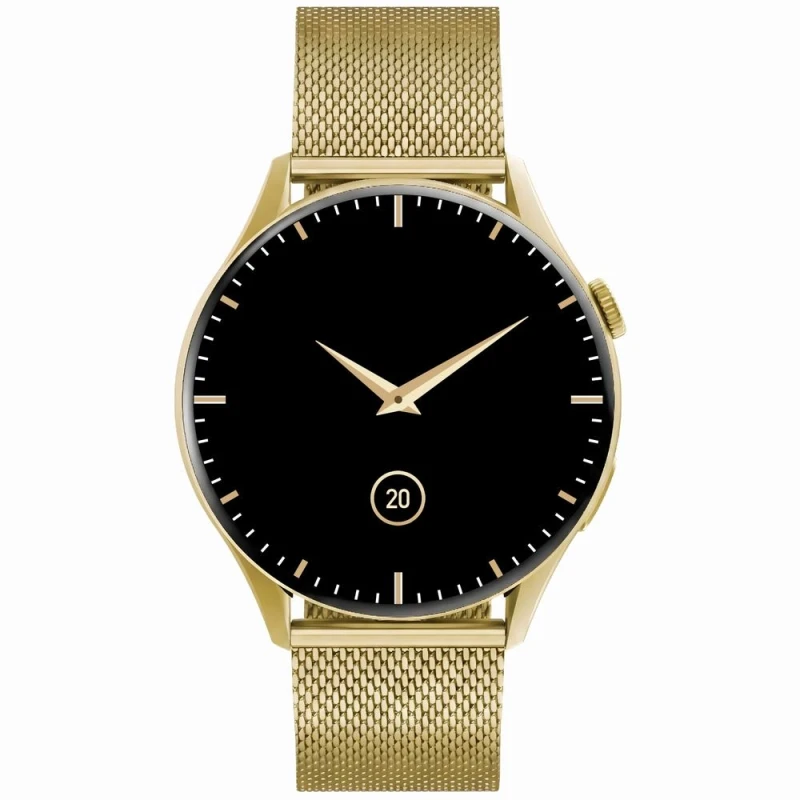 Smartwatch Gravity Złoty Pasek + Bransoleta GT11-3