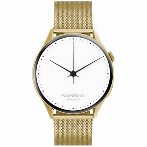 Smartwatch Gravity Złoty Pasek + Bransoleta GT11-2