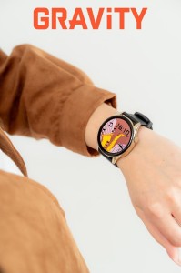Smartwatch Gravity Złoty Pasek + Bransoleta GT11-1