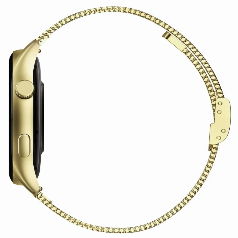 Smartwatch Gravity Złoty Pasek + Bransoleta GT11-1