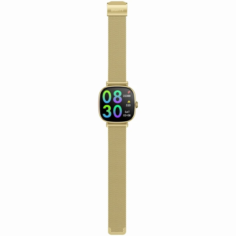 Smartwatch Gravity Złoty Bransoleta + Pasek GT32-2