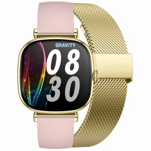 Smartwatch Gravity Złoty Bransoleta + Pasek GT32-1