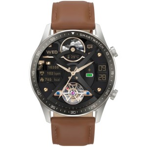 Smartwatch Gravity Srebrny 2 Paski GT10-8