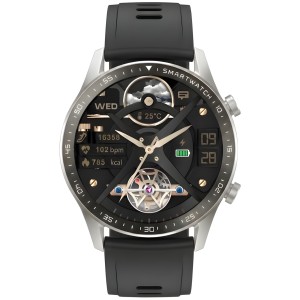 Smartwatch Gravity Srebrny Bransoleta + Pasek GT10-6