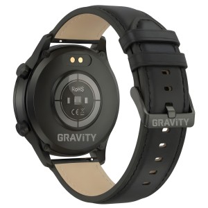 Smartwatch Gravity Czarny 2 Paski GT10-3