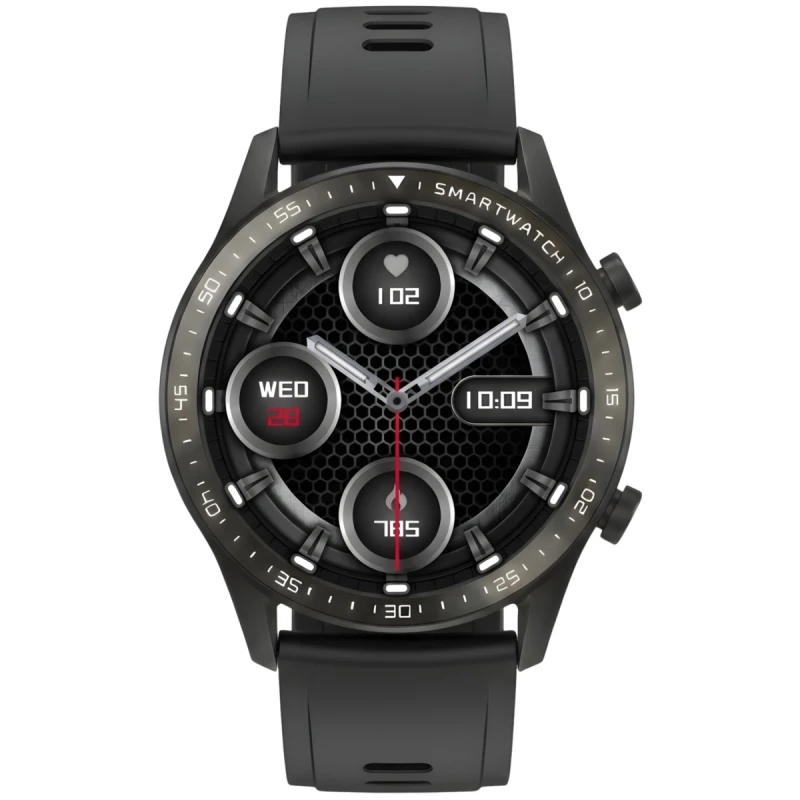 Smartwatch Gravity Czarny 2 Paski GT10-3