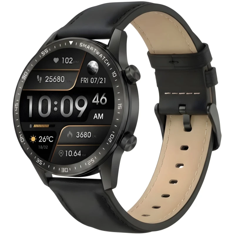 Smartwatch Gravity Czarny 2 Paski GT10-3