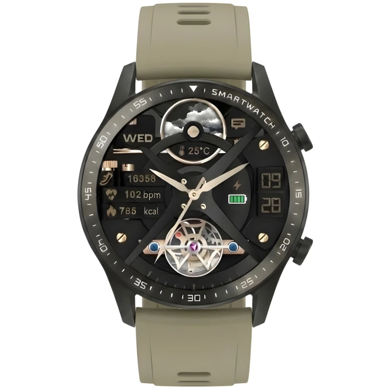 Smartwatch Gravity Czarny 2 Paski GT10-2