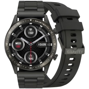 Smartwatch Gravity Czarny Bransoleta i Pasek GT10-1