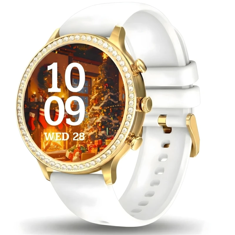 Smartwatch Gravity Złoty Pasek i Bransoleta GT5-2