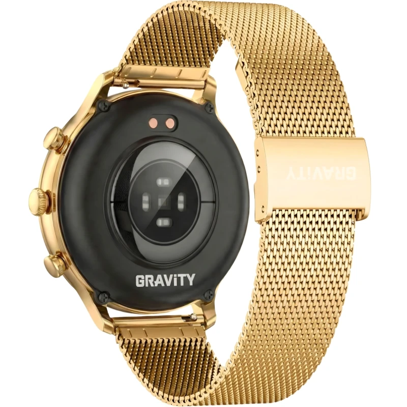 Smartwatch Gravity Złoty Pasek i Bransoleta GT5-2