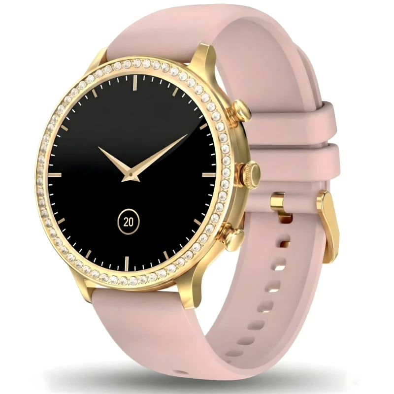 Smartwatch Gravity Złoty Pasek i Bransoleta GT5-3
