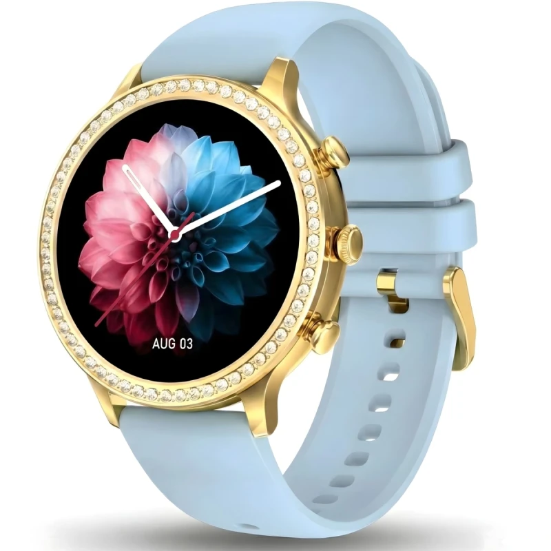 Smartwatch Gravity Złoty Pasek i Bransoleta GT5-4