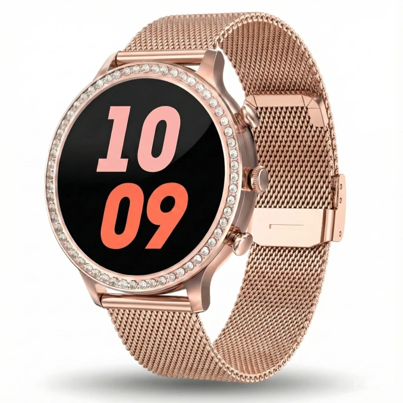 Smartwatch Gravity Różowe Złoto Pasek i Bransoleta GT5-7