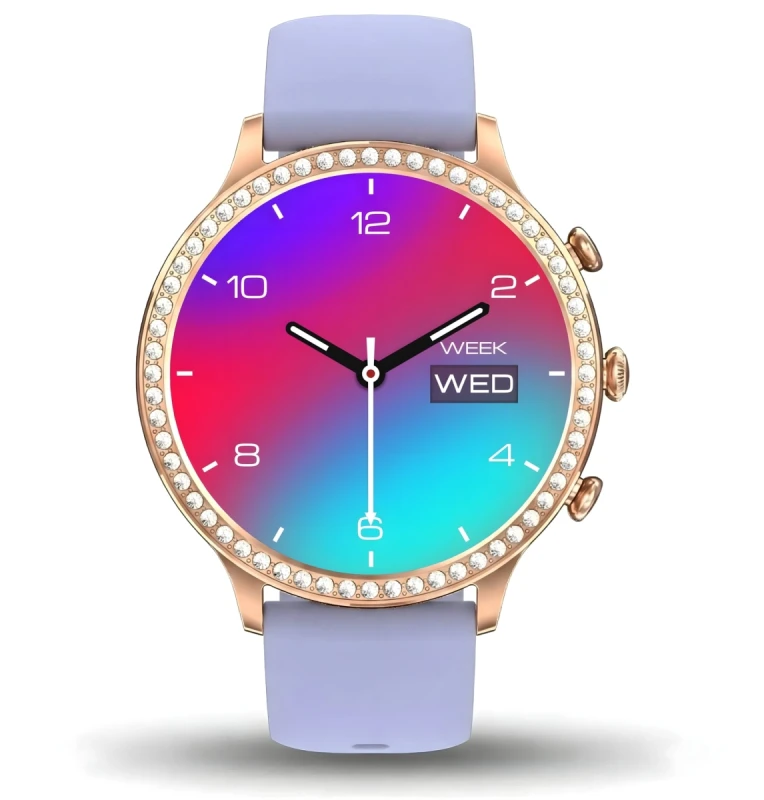Smartwatch Gravity Różowe Złoto Pasek i Bransoleta GT5-7