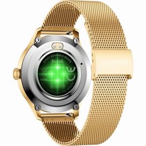 Smartwatch Gravity Biało Złoty 2 Paski GT25-2 PRO