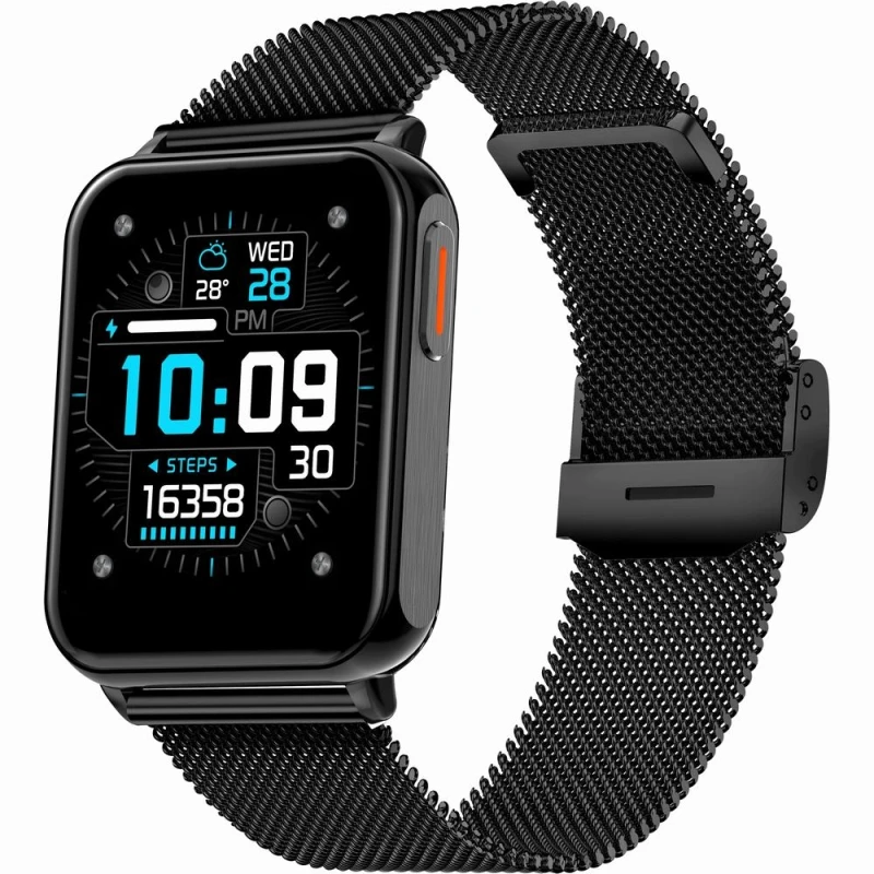Smartwatch Gravity Biało Czarny 2 Paski GT17-8