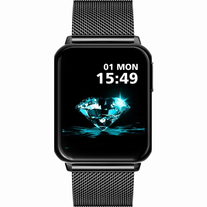 Smartwatch Gravity Biało Czarny 2 Paski GT17-8